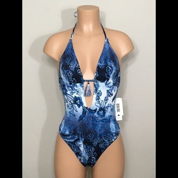 New. Indigo one piece swimsuit. Large - Picture 4 of 8